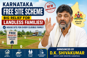 Karnataka Free Site Scheme 2026 for Landless Families in Karnataka