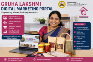 Gruha Lakshmi Digital Marketing Portal helping women entrepreneurs sell products online in Karnataka